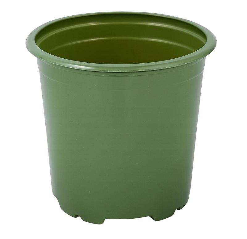 Výrobný kvetináč okrúhly 9 cm 0,35 l, zelený, mäkký, odolný 1280 ks