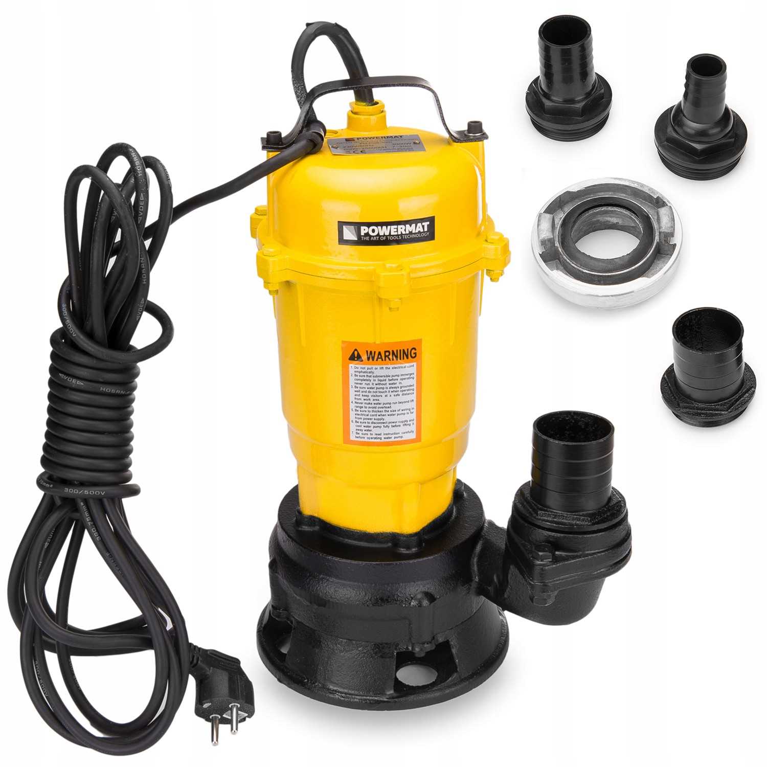 Ponorná Pumpa Na Špinavú Vodu S Drvičom 750 W 25000 L/h