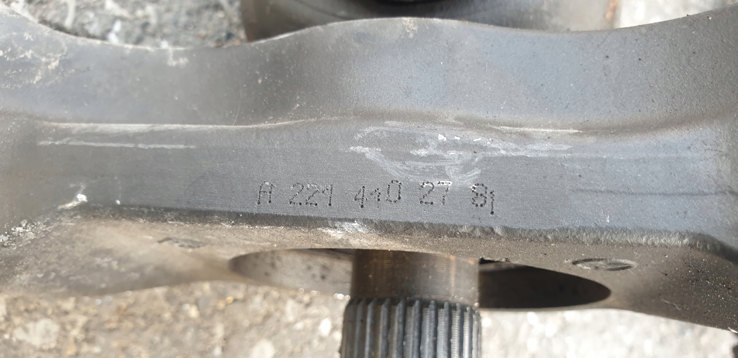 Arbre transmission Support KOMPLET MERCEDES S W221 LONG OE