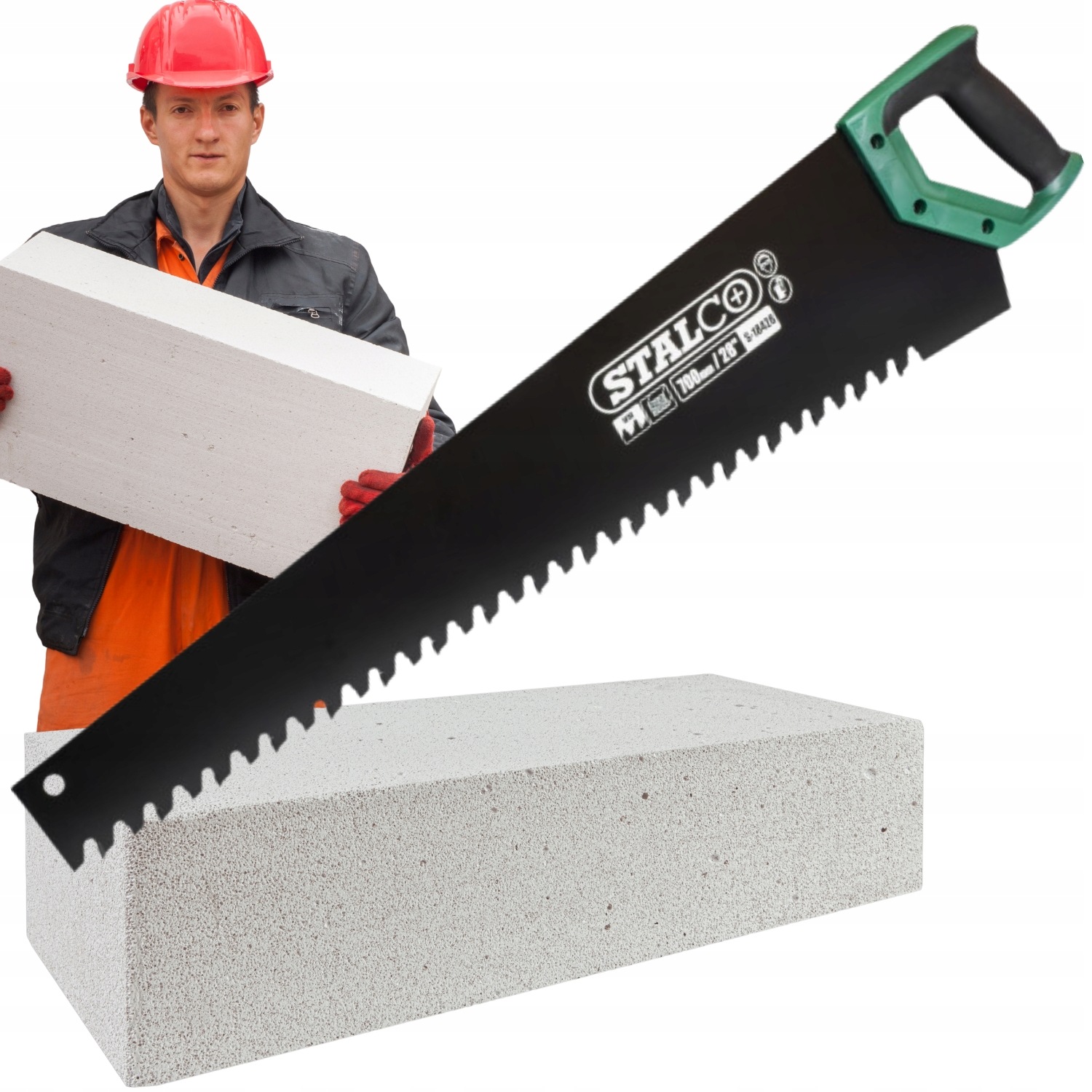 Ruční pila na betonu pro ruční řezání, odolná 80 cm