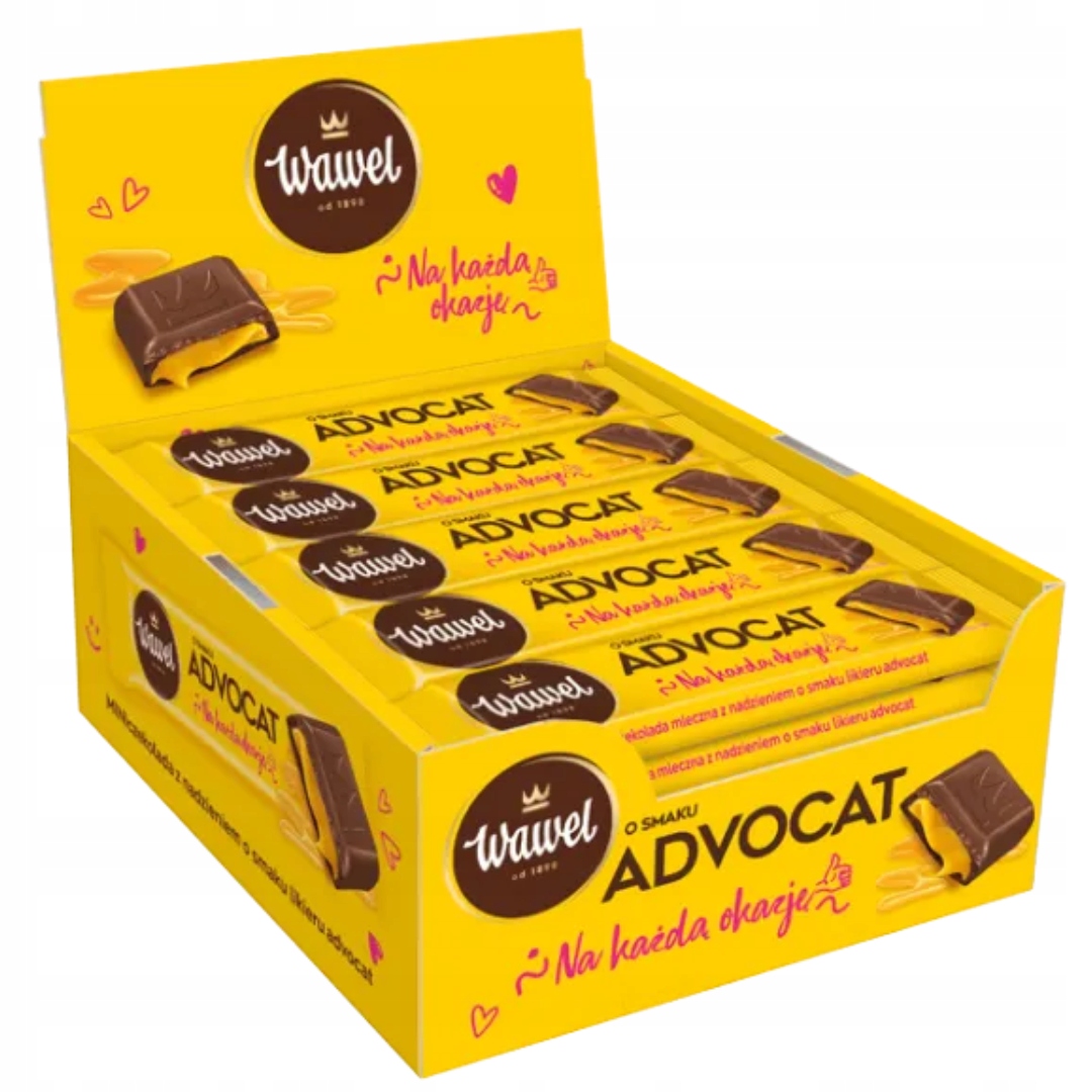 Levně Wawel Mini čokoláda s příchutí Advocat 39 g x 30 kusů