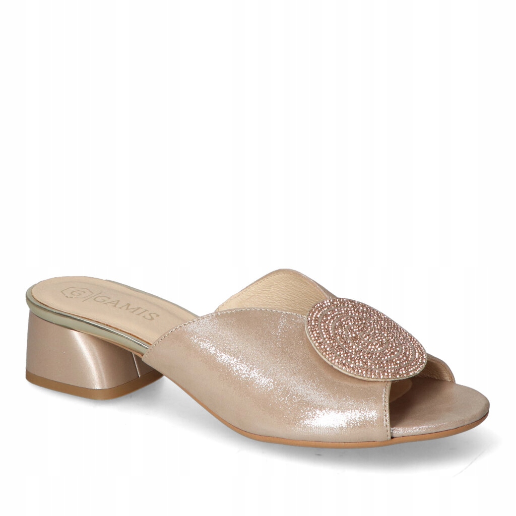 Nazouváky Gamis 7157/C29 Zlatý semiš 38