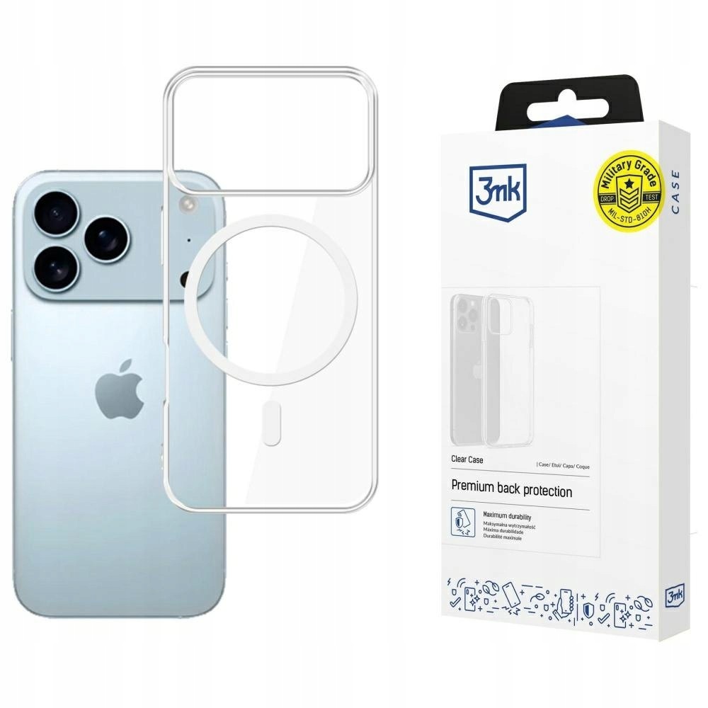Etui 3MK Clear MagCase do Apple iPhone 17 Pro