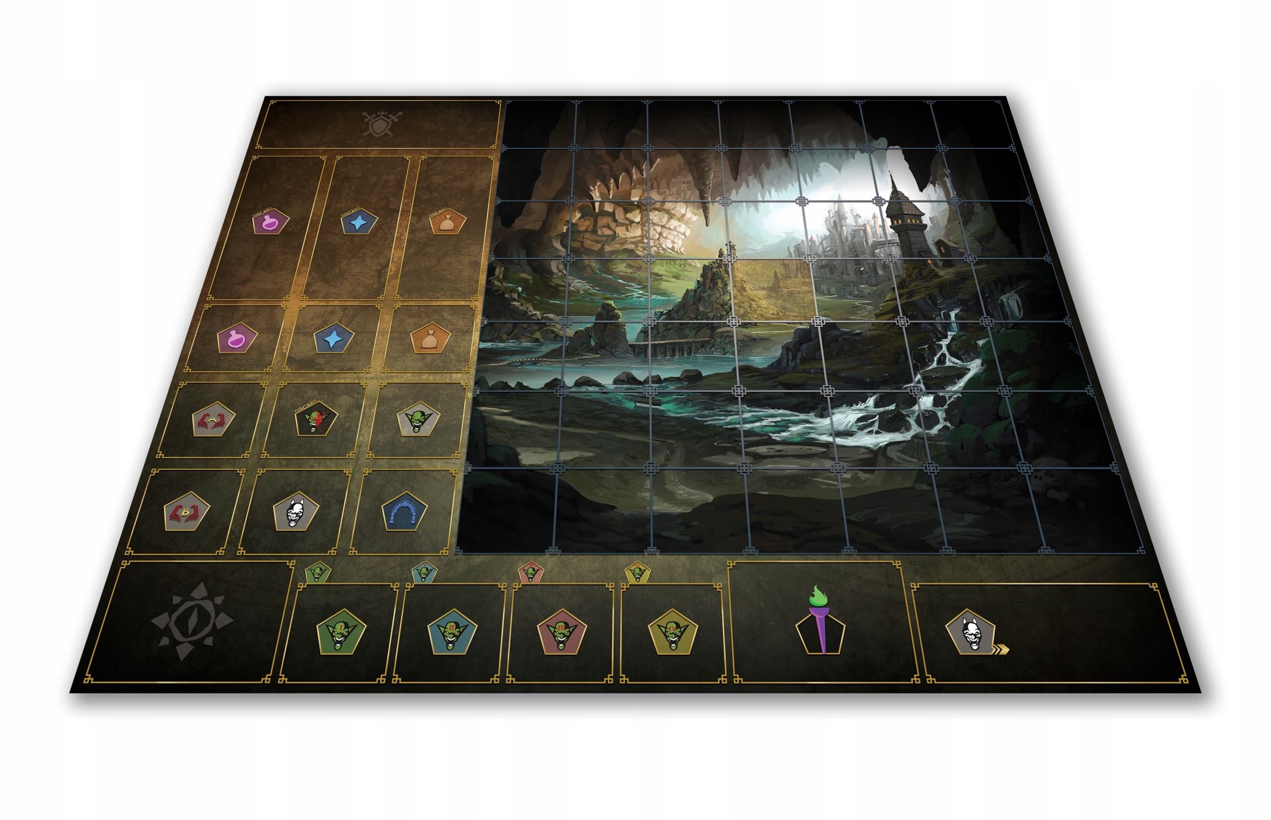 Маленький эпический подземный мир-Custom Mat Board