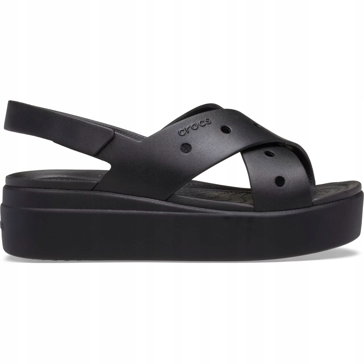 Dámské Sandály Crocs Brooklyn 4U Cross Strap Sandal Černé 41-42 W10