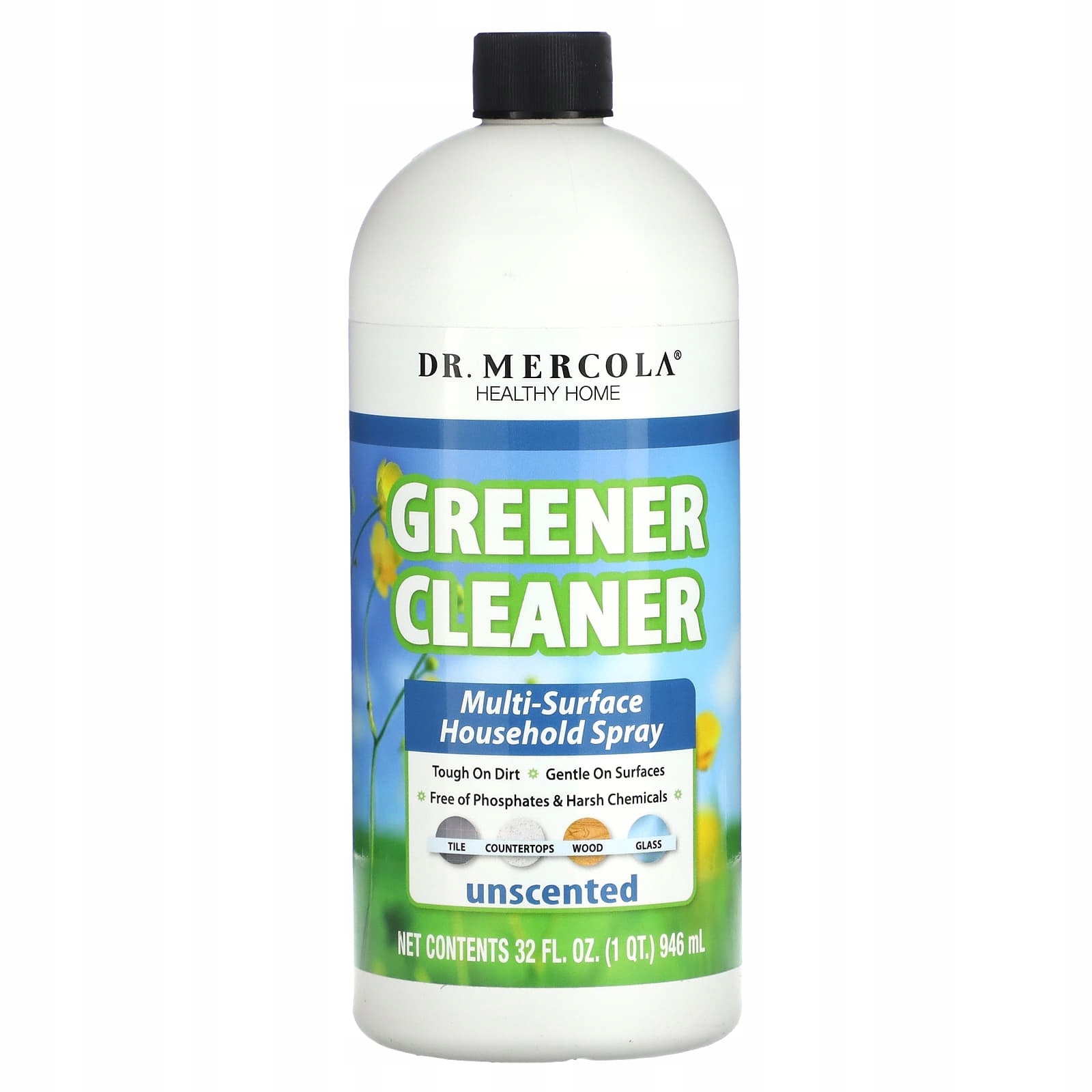 Dr. Mercola, Healthy Home, Greener Cleaner, bez zápachu, 946 ml