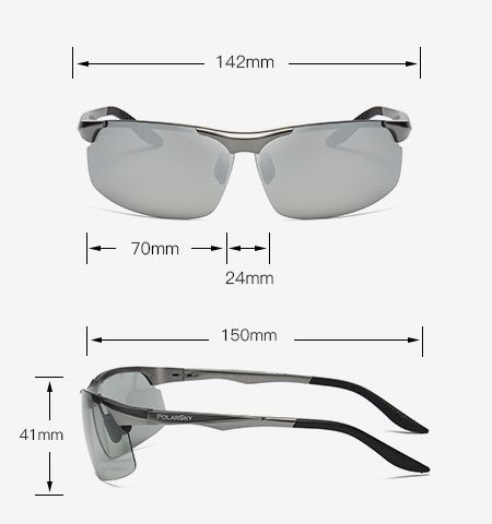 Okulary przeciwsłoneczne POLARSKY aluminiowe SPORT — 14