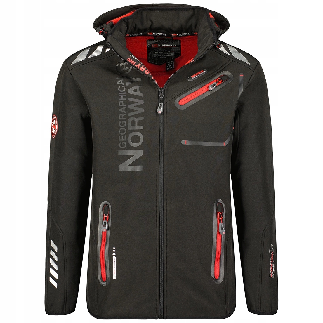 Pánská sportovní turistická treková softshellová bunda Geo Norway pro turistiku do hor