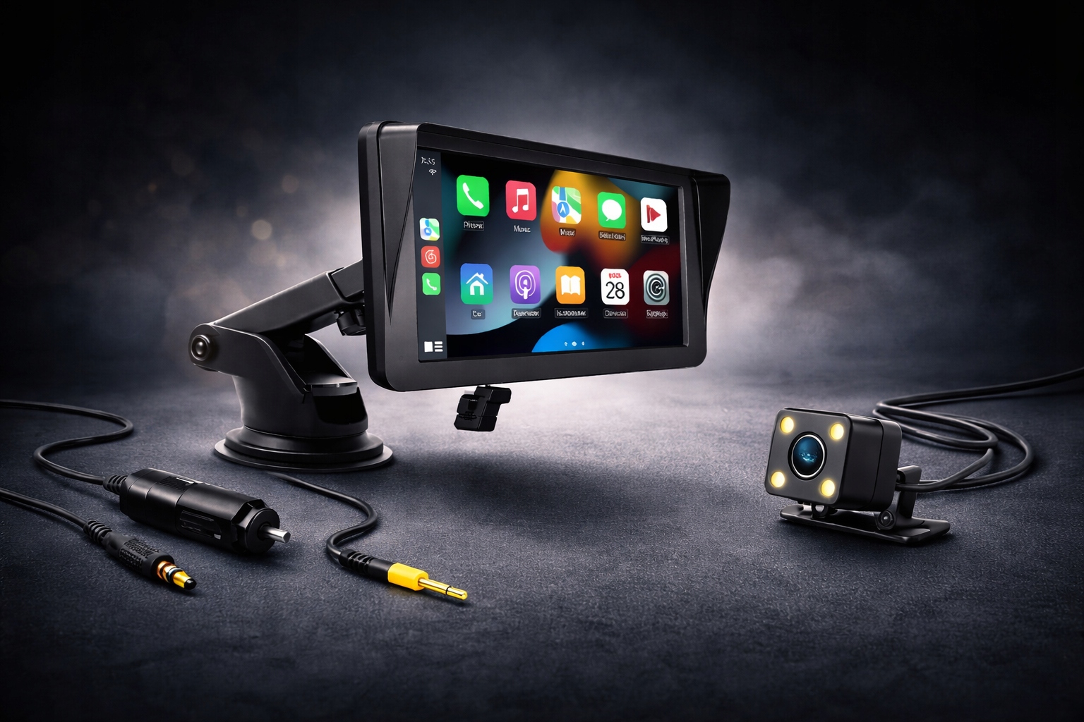Monitor samochodowy 7" CarPlay Android Auto X5300 kamera cofania BT WiFi