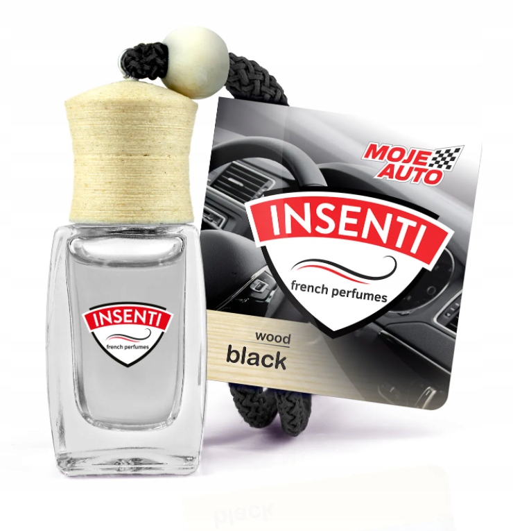 

Moje Auto Insenti Black New Car Zawieszka Butelka