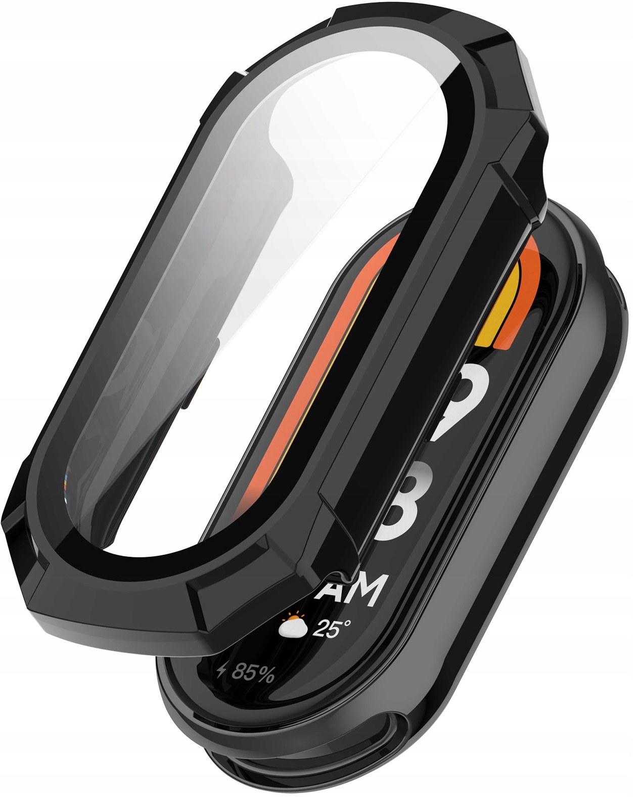 Etui Ochronne Szkło Hartowane 2w1 Do Xiaomi MI Band 8 Wybór Kolorów