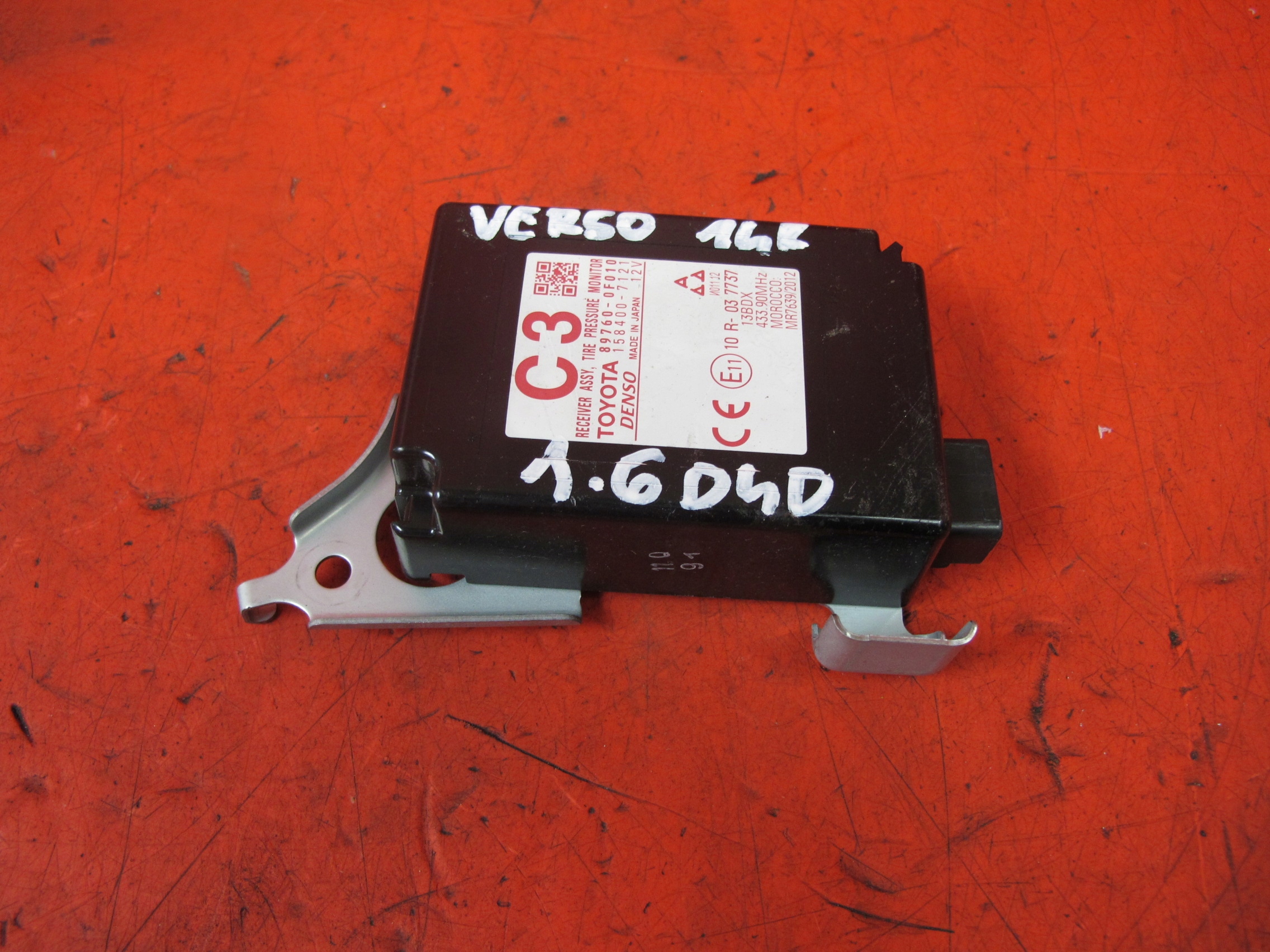 TOYOTA VERSO R2 09- MODULO CENTRALINA PRESSIONE PNEUMATICI, GOMME