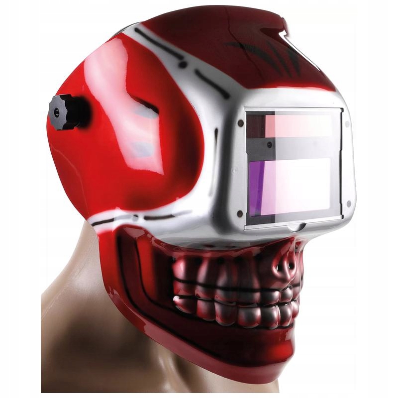 Svářečská maska „skull“ s automatickým stmíváním, Bgs 8858