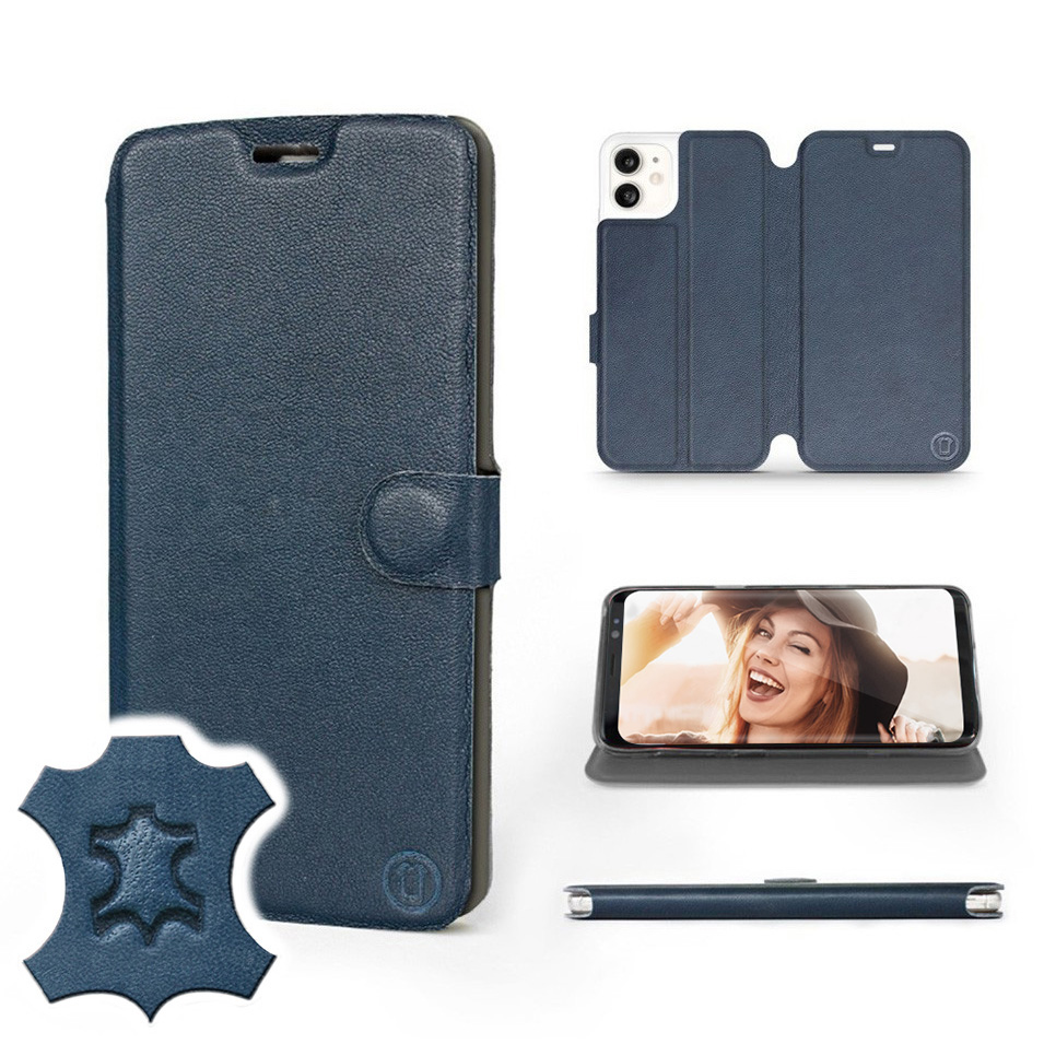 

Etui Mobiwear do Apple iPhone 11 - Blue Leather