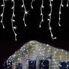

Sople Zimno Białe Zewnętrzne Lampki 100 Led Z Prog
