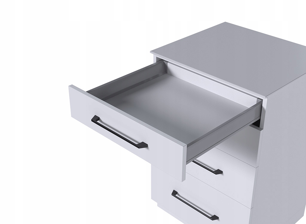 Šuplík Rejs Comfort Box Plus Šedá Nízká H69 L500 MM 35 Kg S Tlumením Dovírání