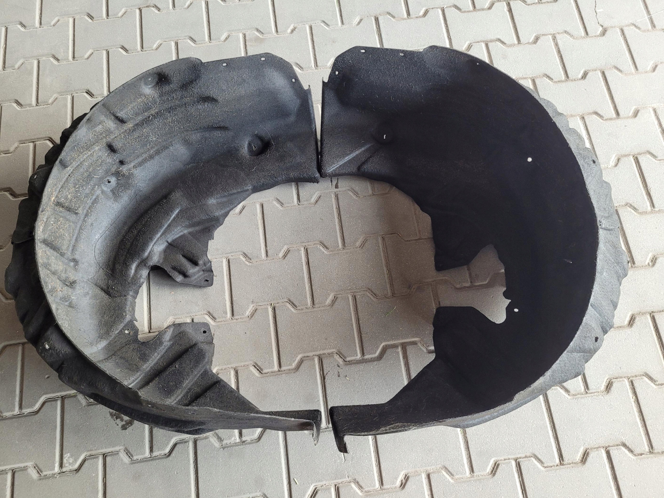 mudguard rear part rear. left right VOLVO V60 II