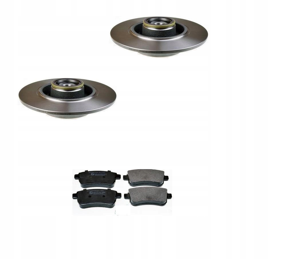 Kotouče Ložiska Scenic III Zadní Sada 274 mm