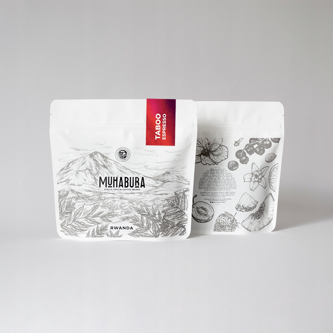 Levně Káva Muhabura Taboo Arabica-Robusta Rwanda Espresso 1KG