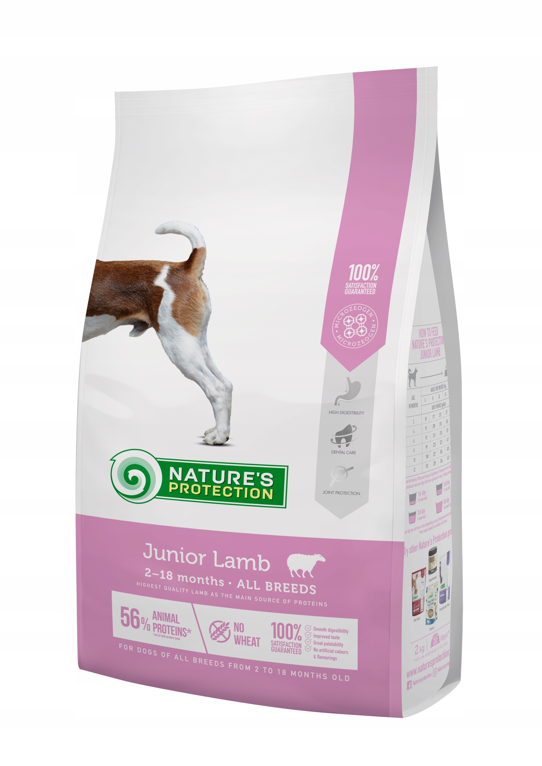 Levně Nature's Protection Junior Jehněčí Všechna Plemena 2kg
