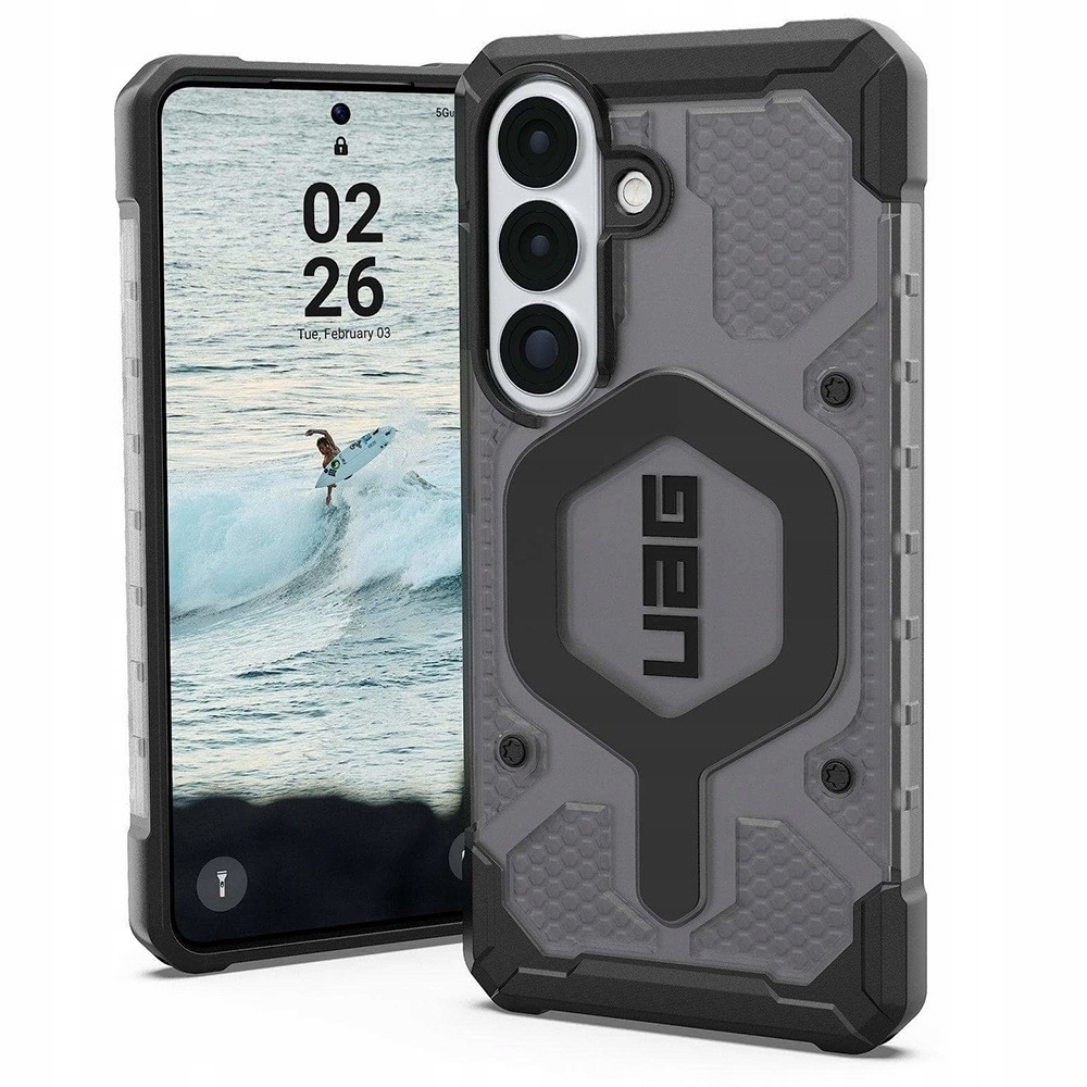 Pouzdro/Zadní Kryt pro Samsung S26 Uag Pathfinder Clear s MagSafe Ash/Black