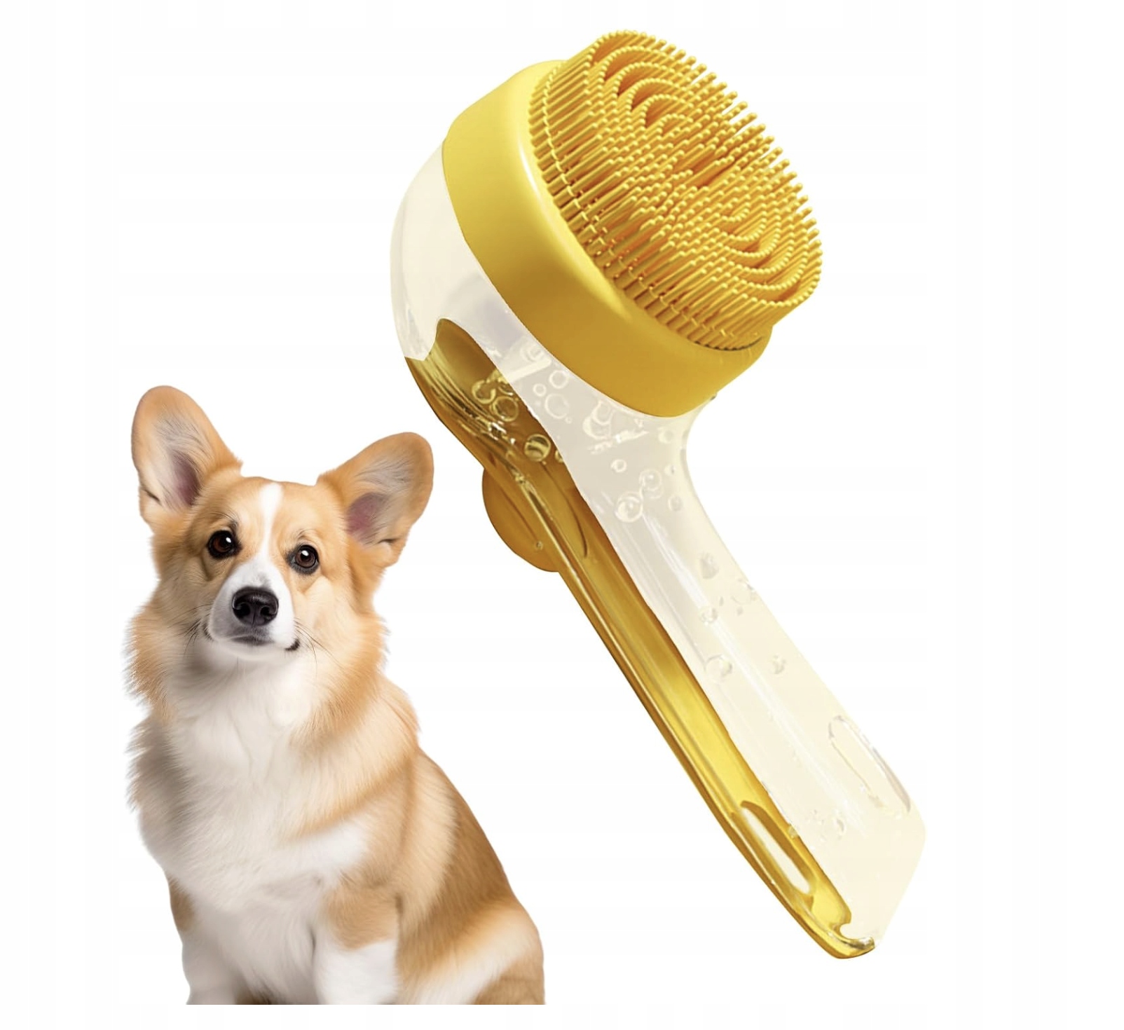 Levně Do Koupele Pro Psa S Kartáčem A Dlouhou Rukojetí, Pohodlná A Rychlá Koupel