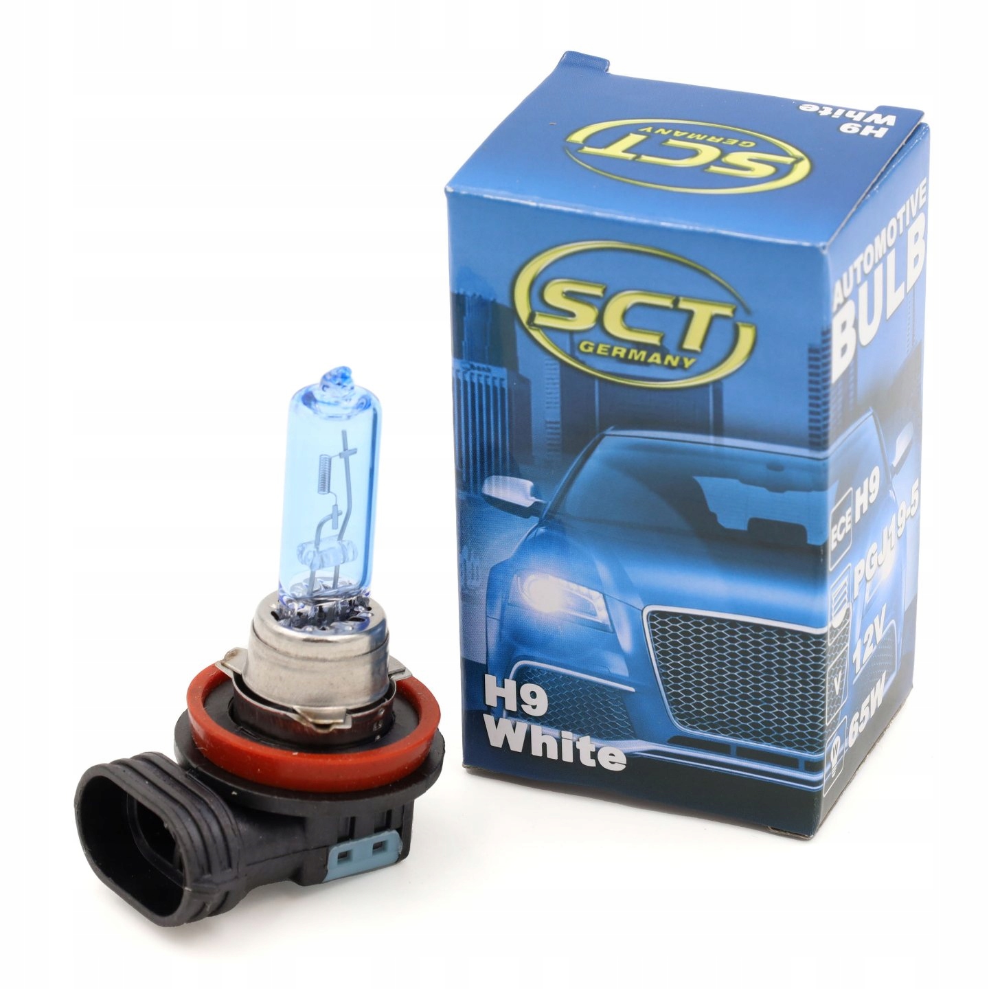 

Żarówka H9 Sct White 12V 65W PGJ19-5