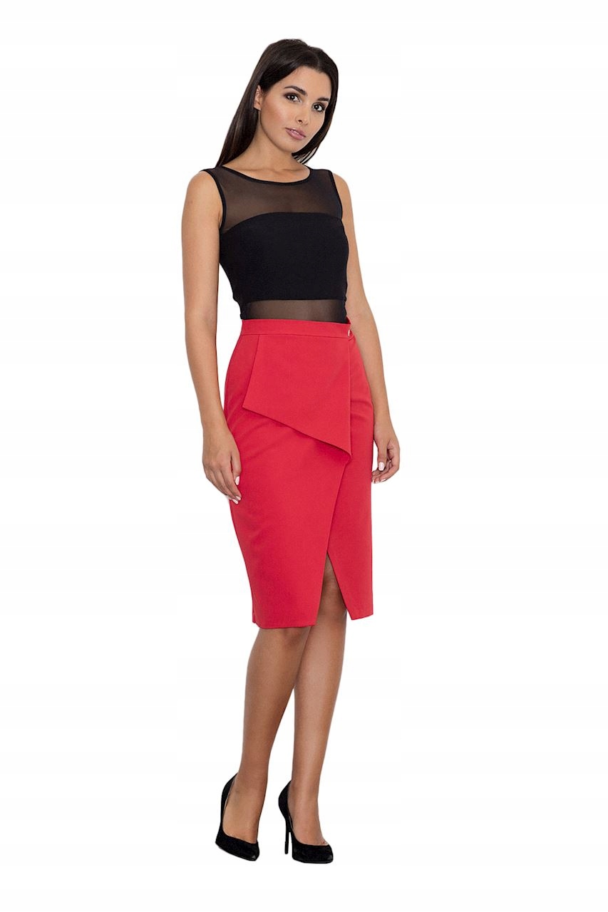 

Figl Spódnica M559 (XL) Damskie Czerwony