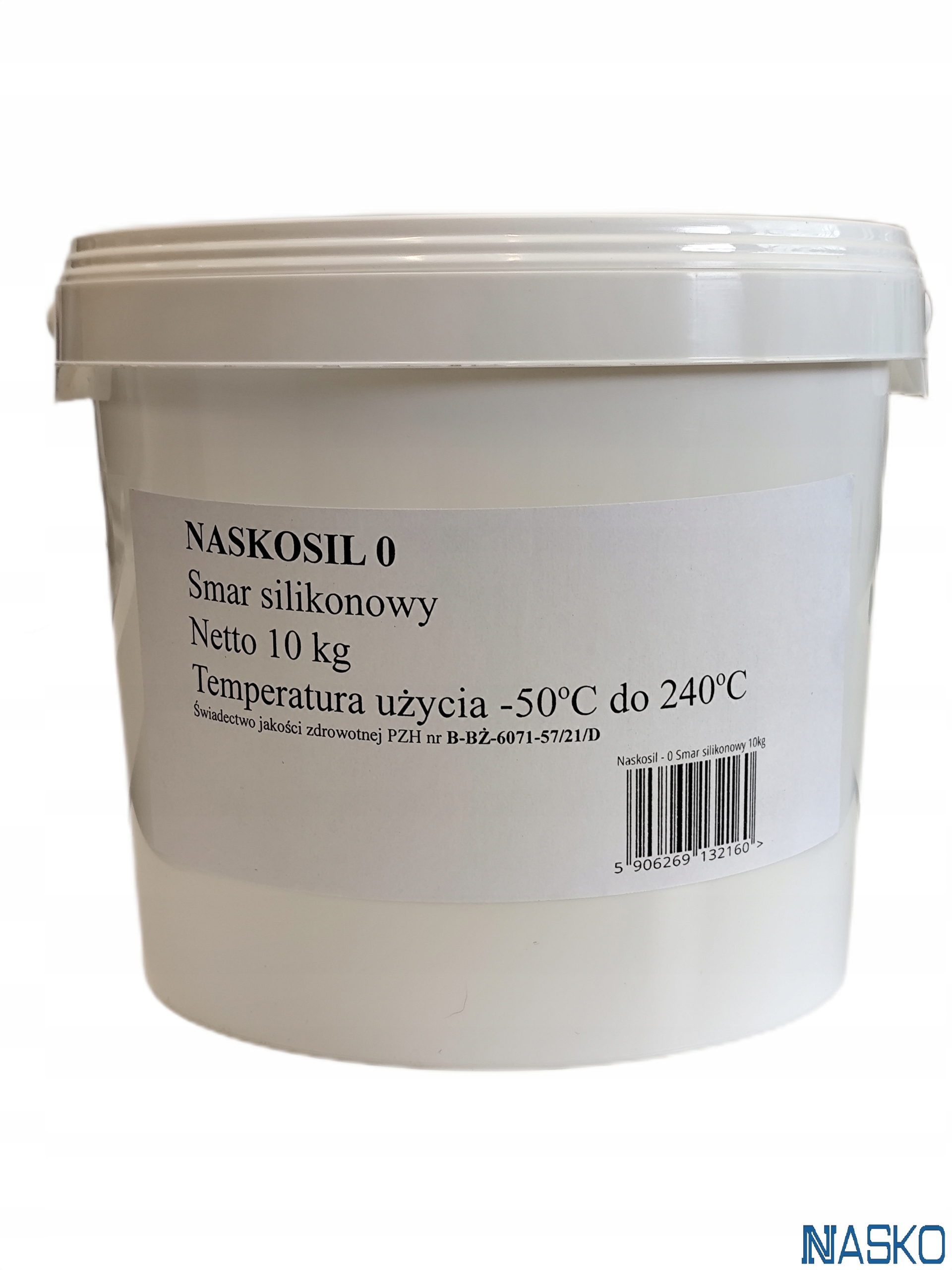 Smar Naskosil 0 10kg - smar silikonowy