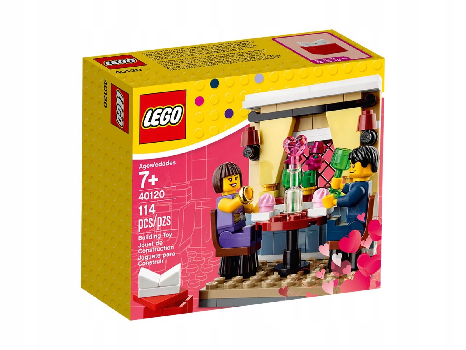 Nový Lego Creator 40120 Valentýnská večeře Misb 2015 unikát