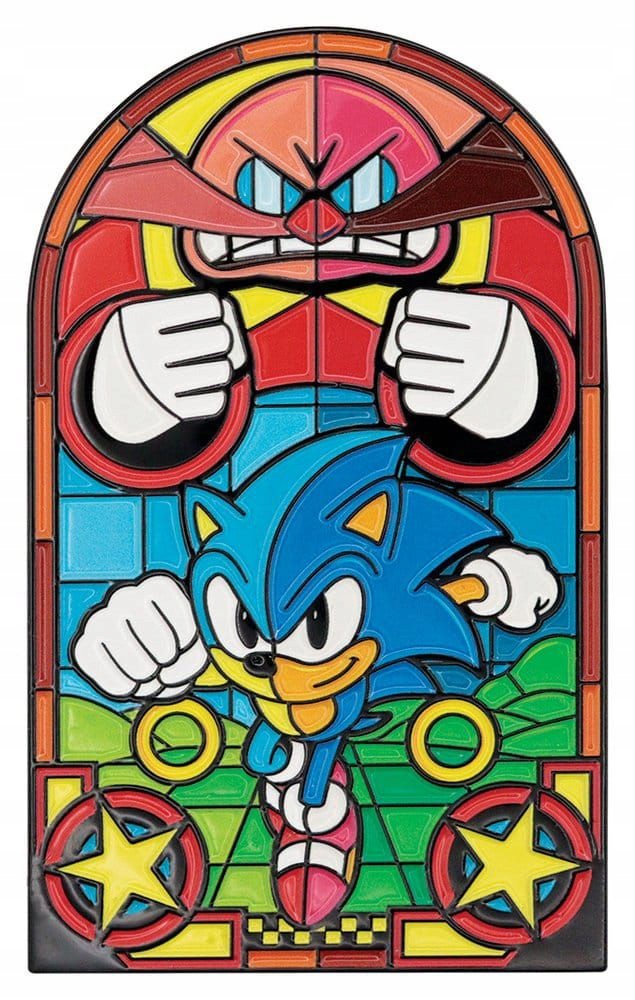 Sonic The Hedgehog Ingot Stained Glass Window Style 60 CM [figurka]