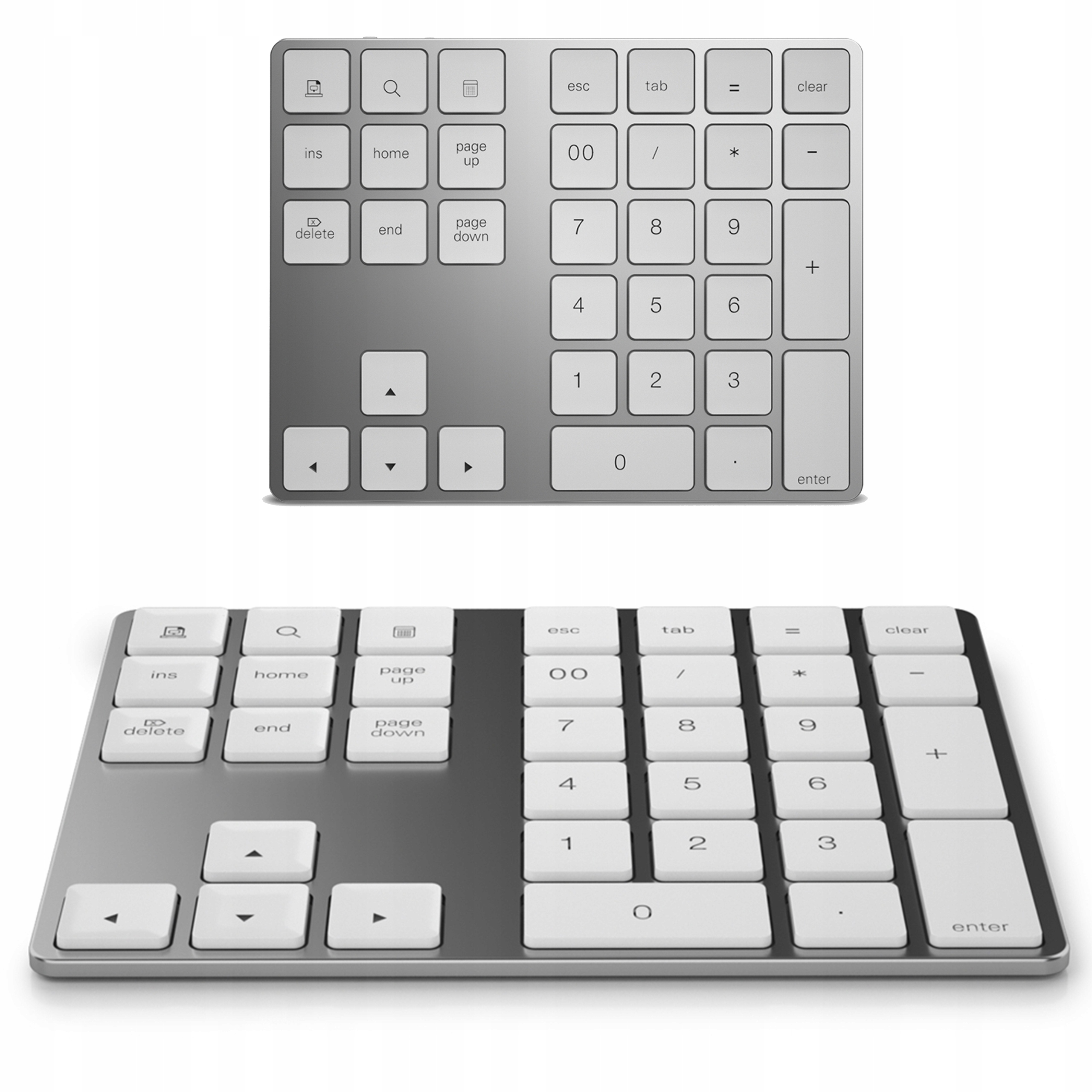 Klawiatura Numeryczna Bluetooth Do Laptopa Tabletu Membranowa Zasięg Do 10M