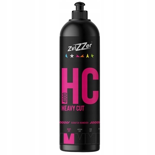 ZviZZer HC4000 Heavy Cut Red leštiaca pasta so silným rezom 750 ml