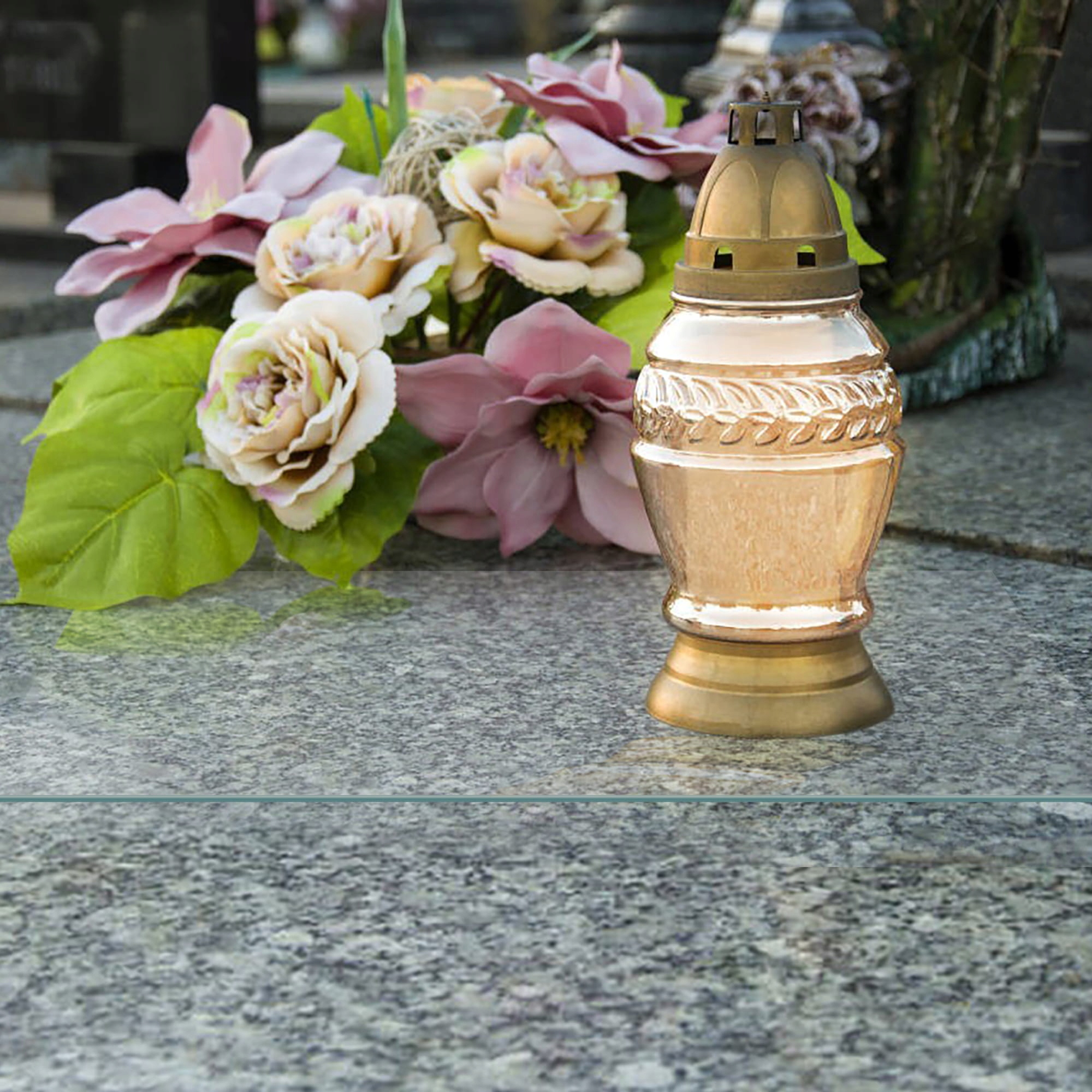 SZKLANA PODSTAWKA POD ZNICZE 70x30cm Szkło 485 M Marka inna