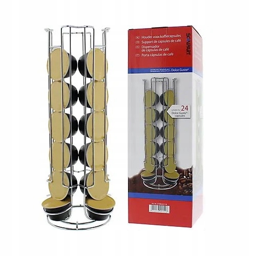 Levně Stojan Držák na kapsle Dolce Gusto 24 ks