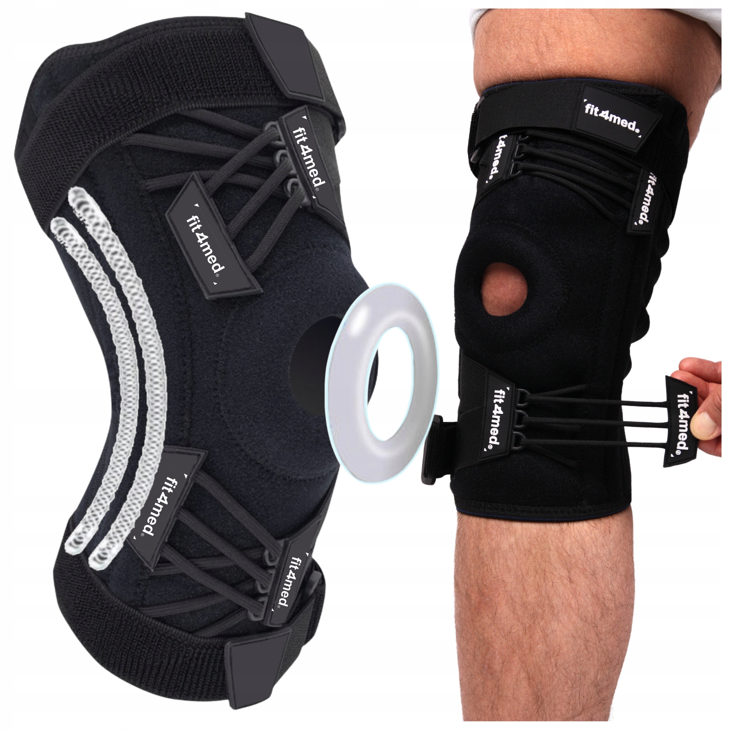 Orteza Kolana Stabilizator Na Kolano Rzepki Na Ból Kolana Rehabilitacja r.L