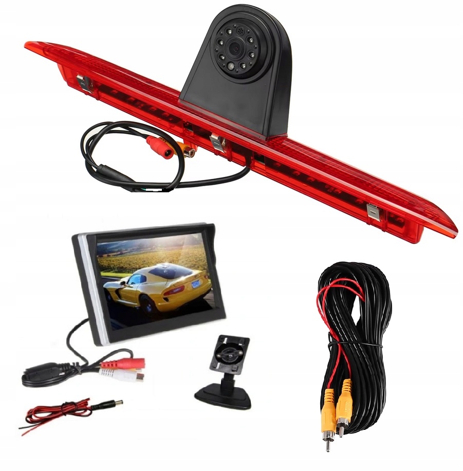 Monitor 5'' Couvací kamera v lampě Stop pro Ford Transit 2014 >