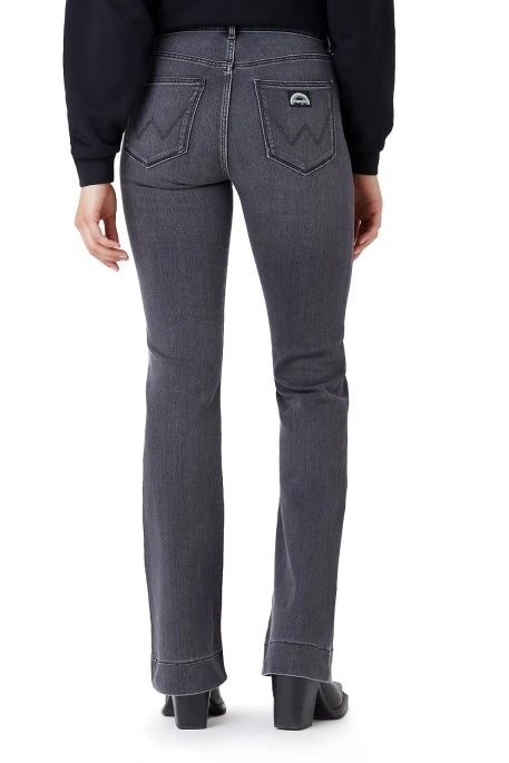 Dámské džínové zvonové kalhoty Wrangler Flare Soft Smoke W233ZJ29U 24/32