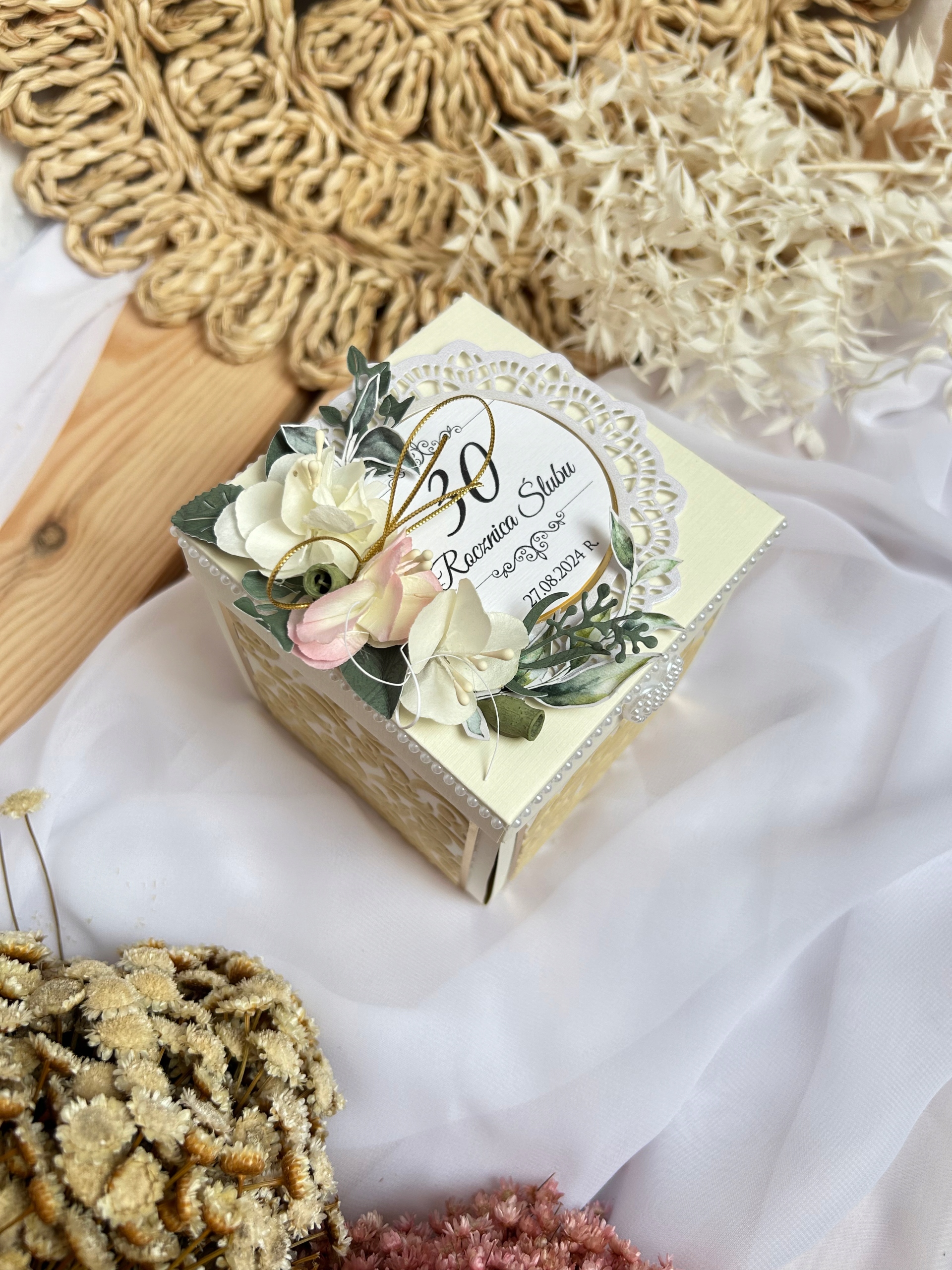 30. výročí svatby * přání k výročí * exploding box * dárek