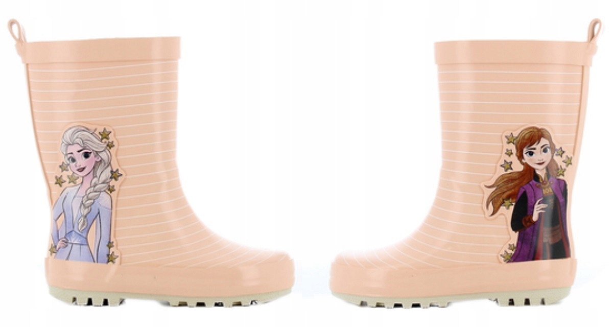 

Jasnoróżowe kalosze dziewczęce Kraina Lodu 29