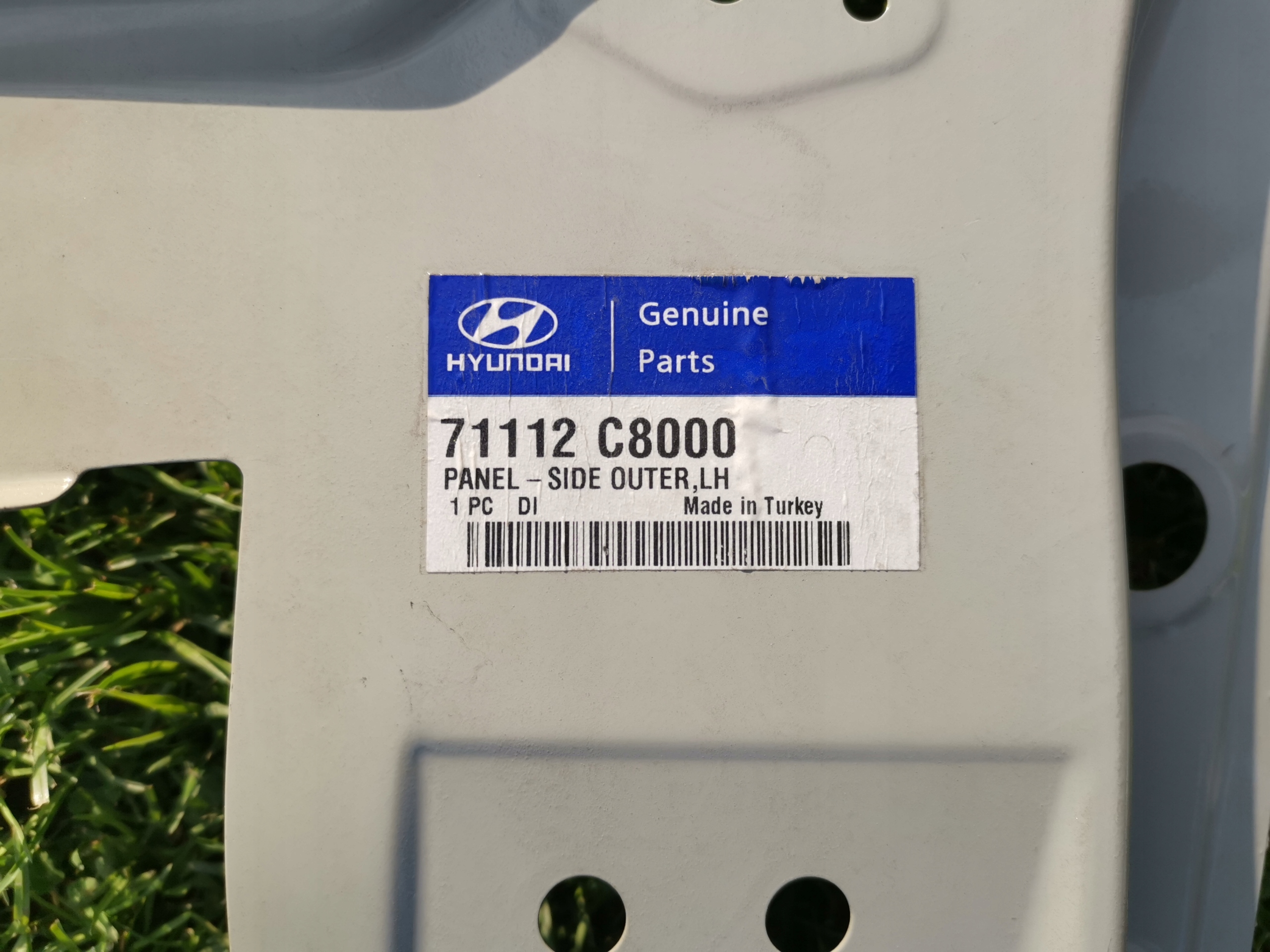 HYUNDAI I20 II 5 door rear fender pillar threshold