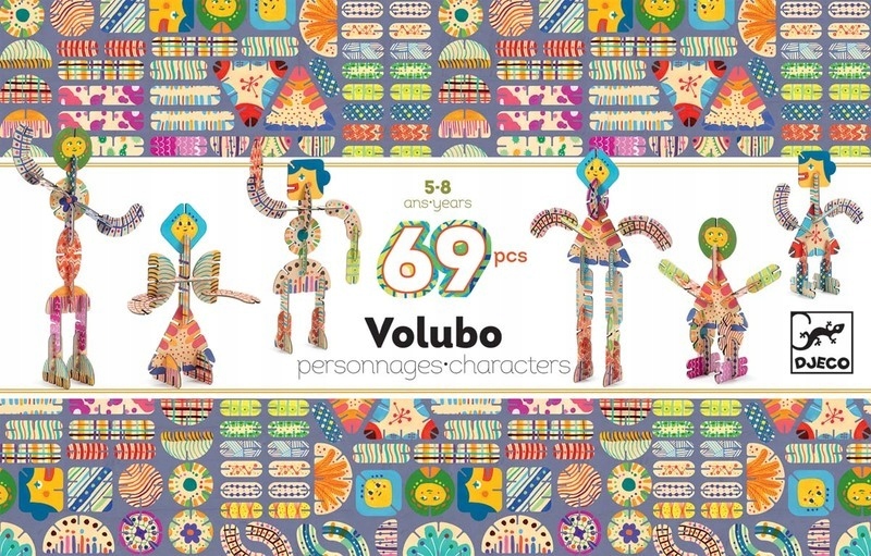 Головоломки Volubo 3D Персонажи Djeco