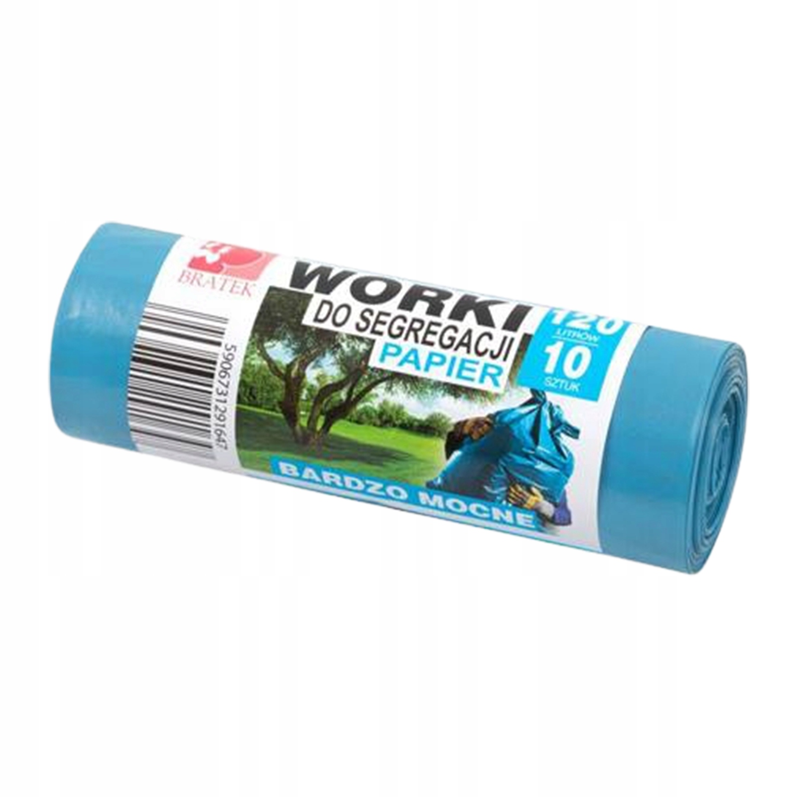 

Worki do segregacji śmieci Papier Niebieskie 120L