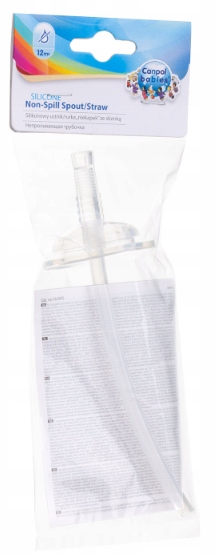 CANPOL RURKA SILIKONOWA NIEKAPEK 1 szt Rodzaj ustnik