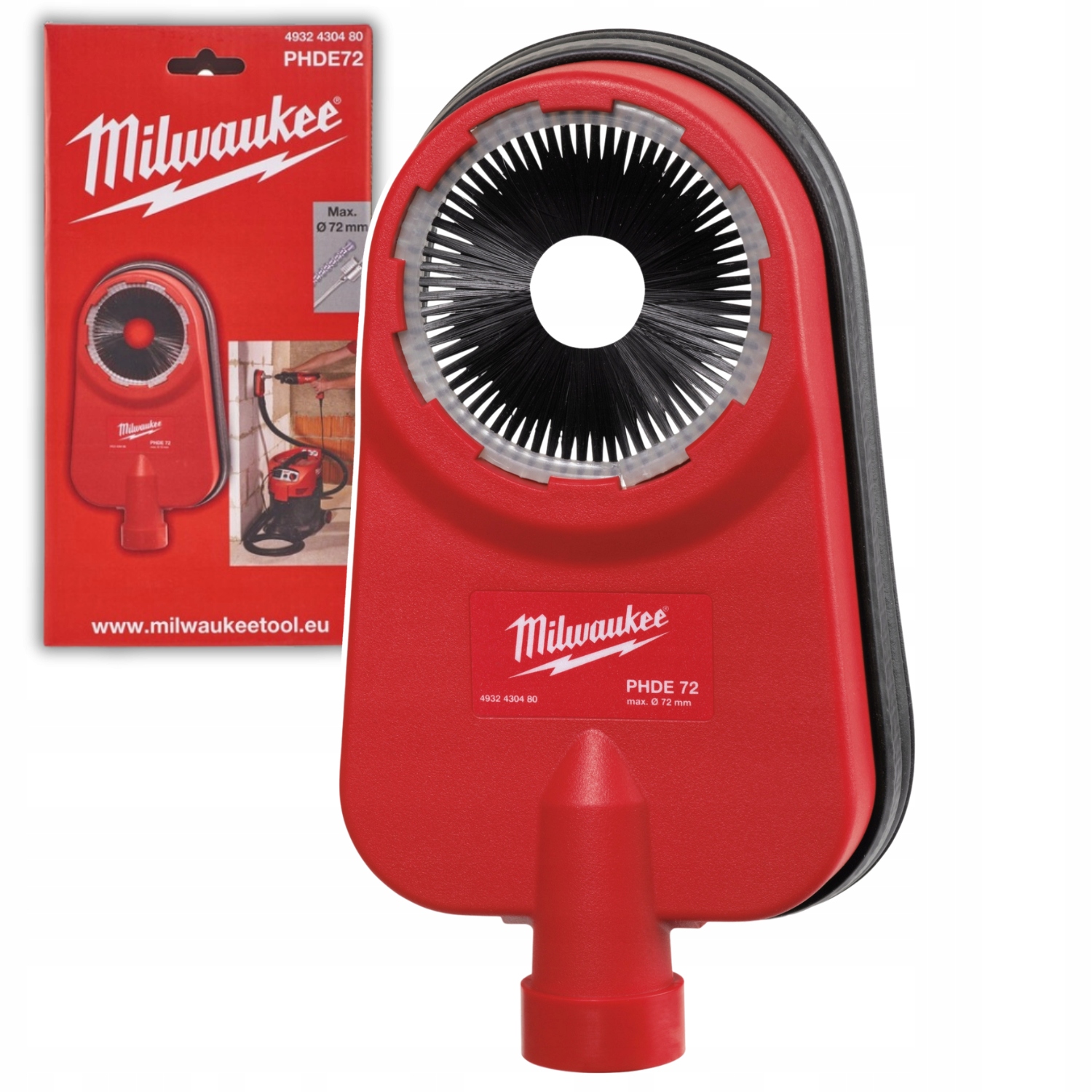 Adapter odsysania pyłu wiertarska ochrona podczas wiercenia Milwaukee