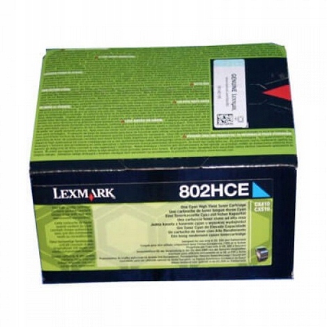 Toner Oryginał Lexmark 80C2HCE Niebieski