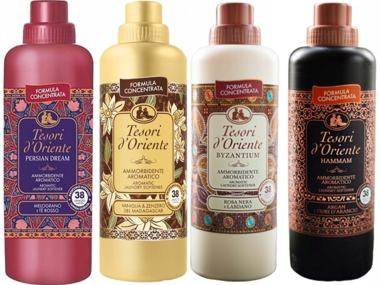 Levně Tesori d'Oriente Sada 4 krásných aviváží 760 ml Pvbh