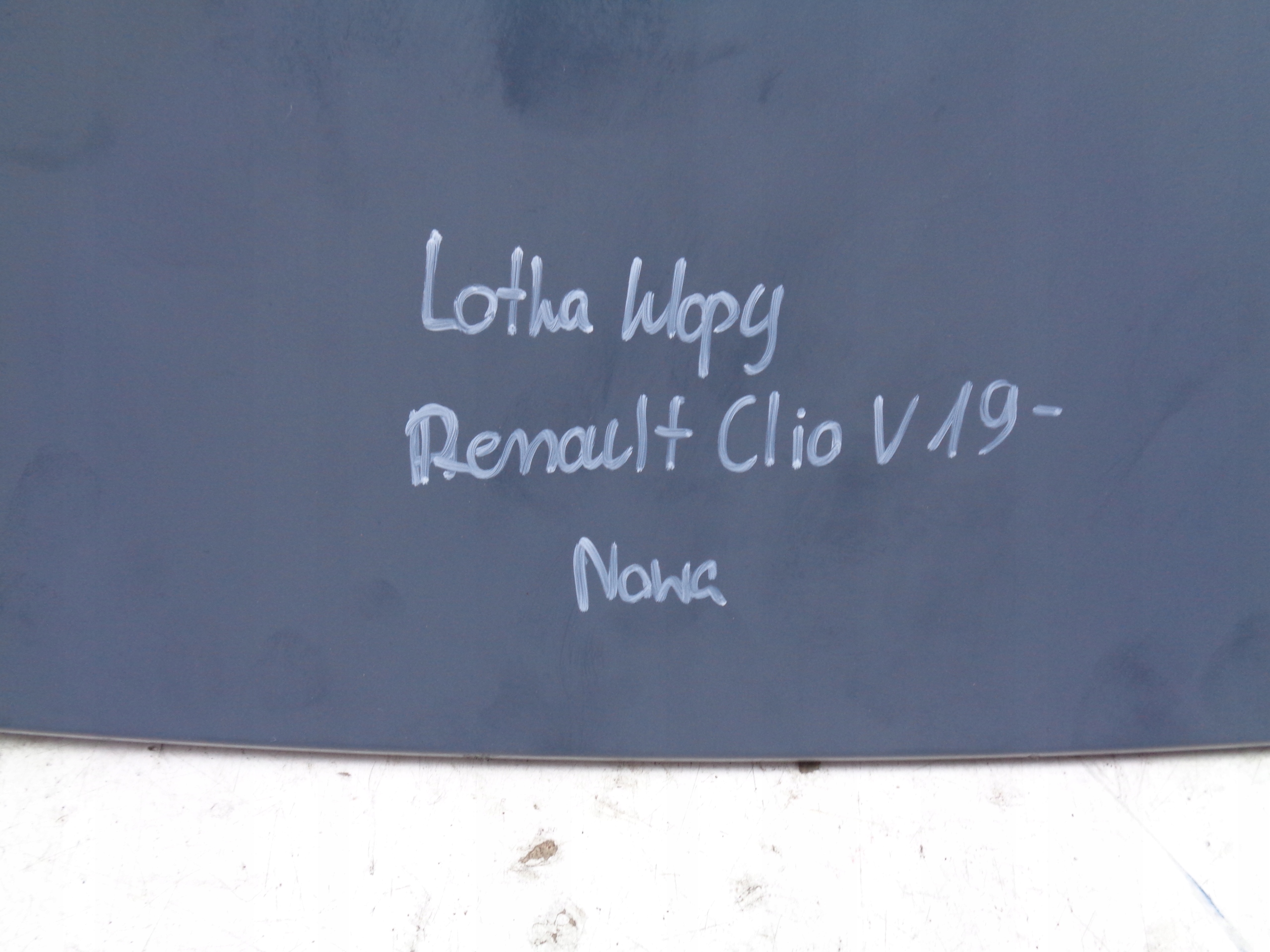 new spoiler LOTKA bonnet RENAULT CLIO V 19