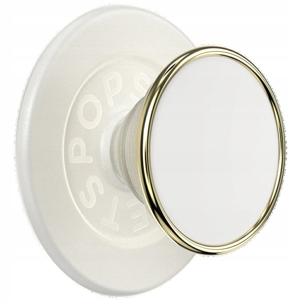 Držák na telefon Popsockets Round Luxe Coconut Creme Enamel MagSafe, béžový 808938