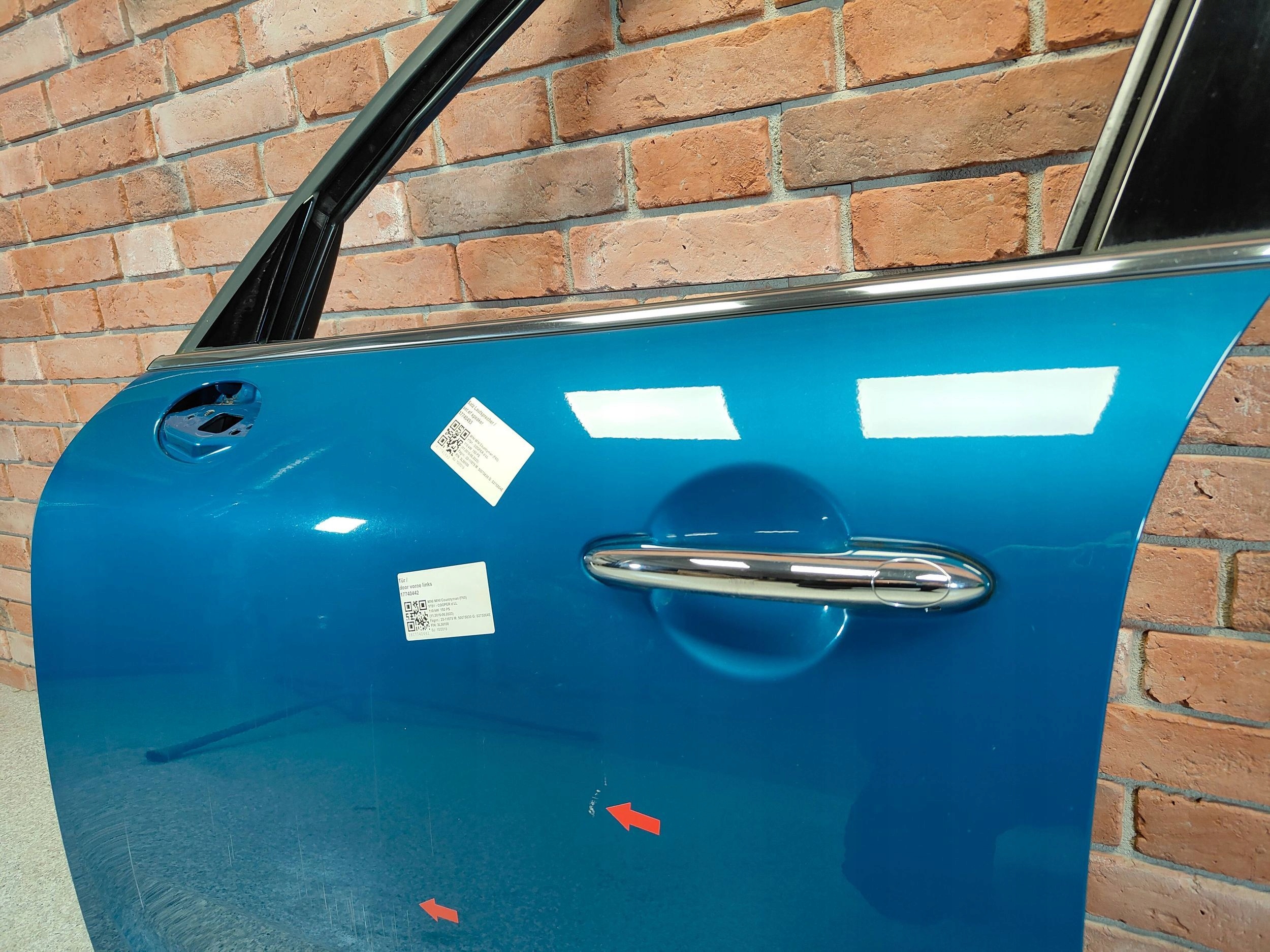 MINI COOPER COUNTRYMAN F60 DRZWI LEWY PRZÓD LEWE C2M ISLAND BLUE Numer katalogowy części 7438595